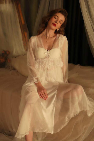 Image of LONG WHITE SET