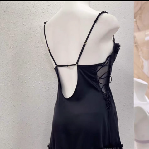 Image of BLACK NIGHT DRESS