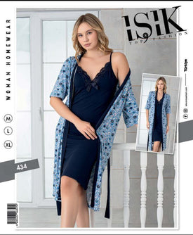 BLUE LIGHT SABAHLIK SET 434