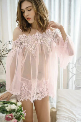Pink light night dress
