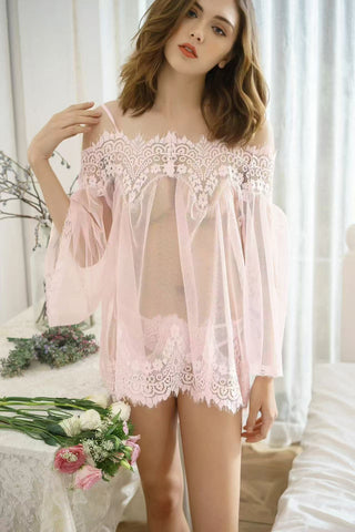 Image of Pink light night dress