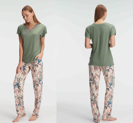 Green leaves home wear